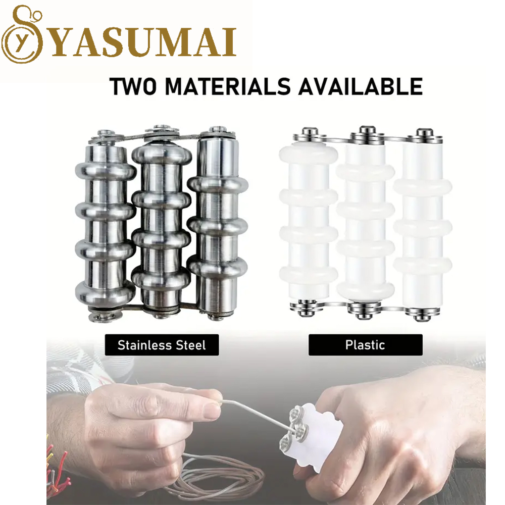 Jewelry Making Machines - Yasumai โลหะไนลอนเครื่องยืดลวดทองแดงเงินทองลวดโลหะคู่มือเครื่องมือยืดผม