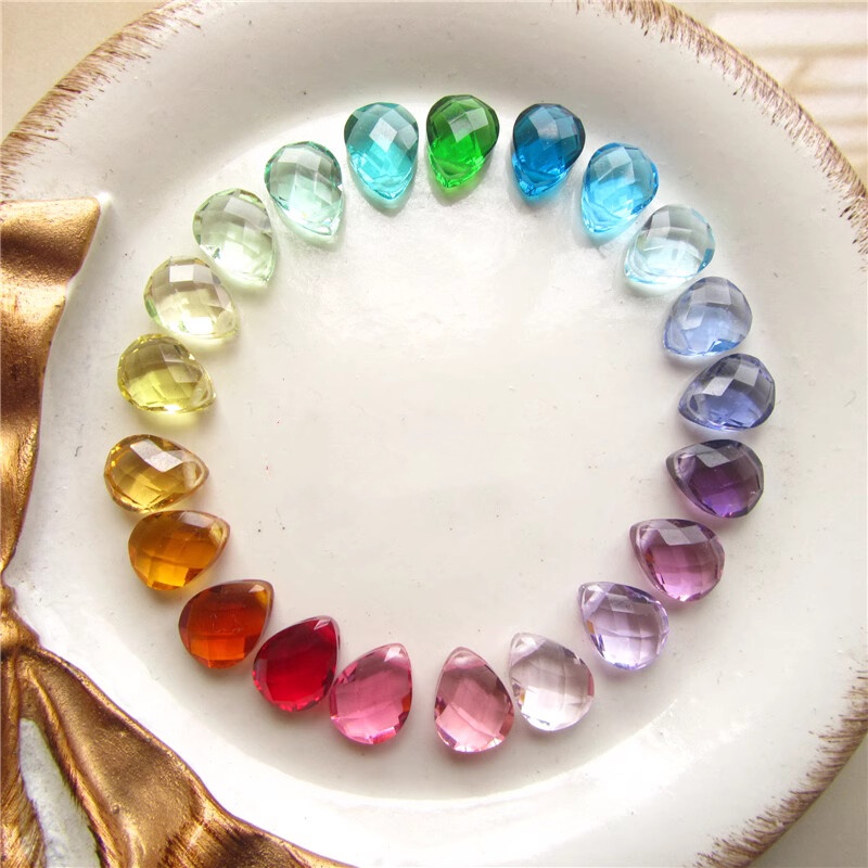 Jewelry Making London - 5 ชิ้น London Blue colorfu ควอตซ์