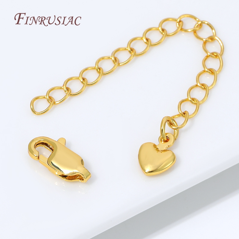 โซ่ต่อขยายชุบทอง 18K เงินแท้ พ - Lobster Clasp Silver บทวิจารณ์และราคา