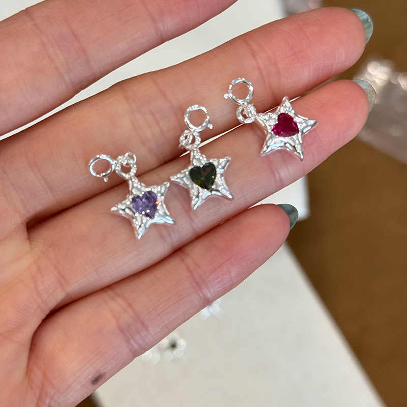 จี้เงิน 925 รูปดาว หัวใจ ประดั - Jewelry Making In La บทวิจารณ์และราคา