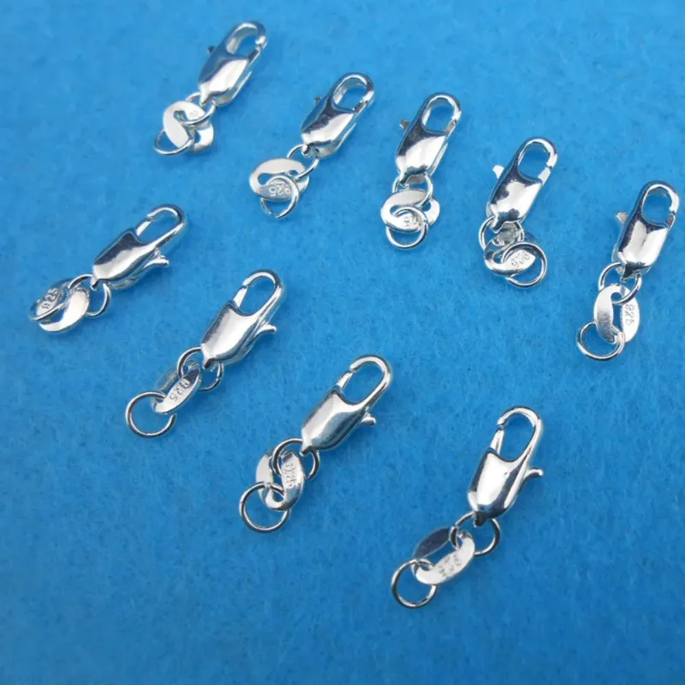 20 ชิ้น ตัวล็อคก้ามปูทองแดงชุบ - Lobster Clasp Silver บทวิจารณ์และราคา
