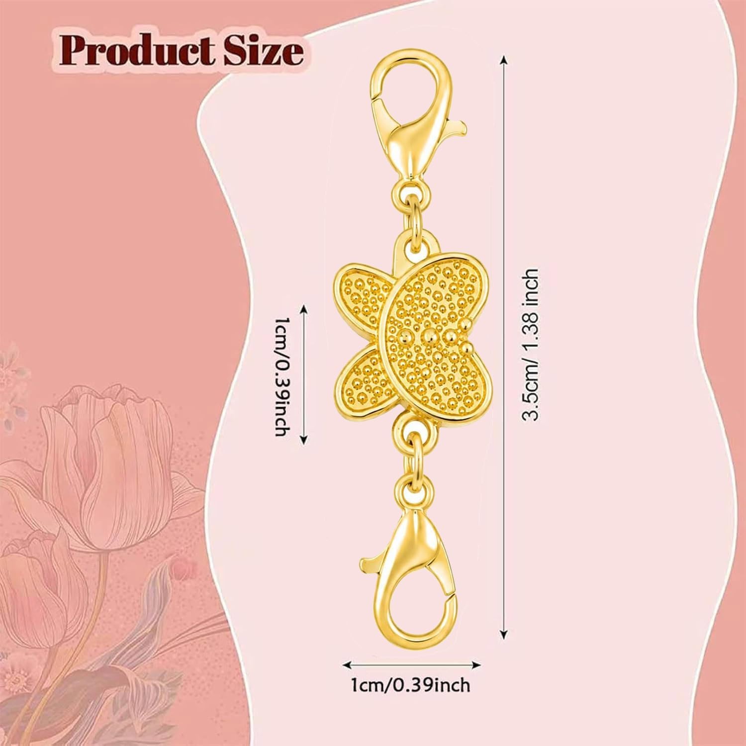 ตัวล็อคสร้อยคอแม่เหล็กรูปผีเสื - Lobster Clasp Silver บทวิจารณ์และราคา